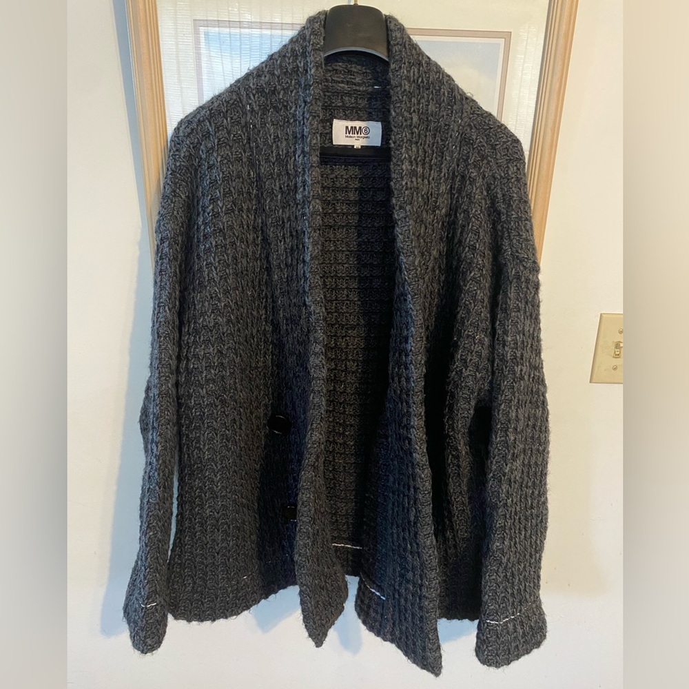 MM6 Maison Martin Margiela Chunky Knitted Sweater/Kimono Style